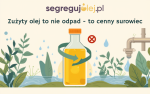 ♻️ Zużyty olej to nie odpad — to cenny surowiec